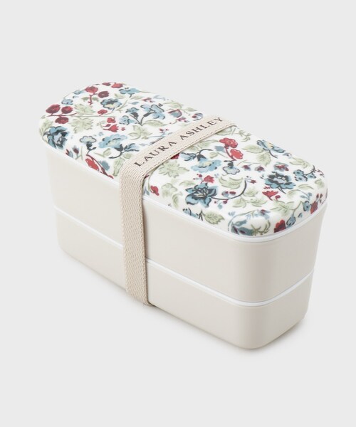 LAURA ASHLEY 弁当箱 ランチボックス 2段（お箸付き
