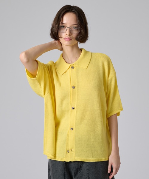 Bibiy DIANNE SHIRT KNIT ニットシャツ Bibiy DIANNE SHIRT KNIT ニットシャツ