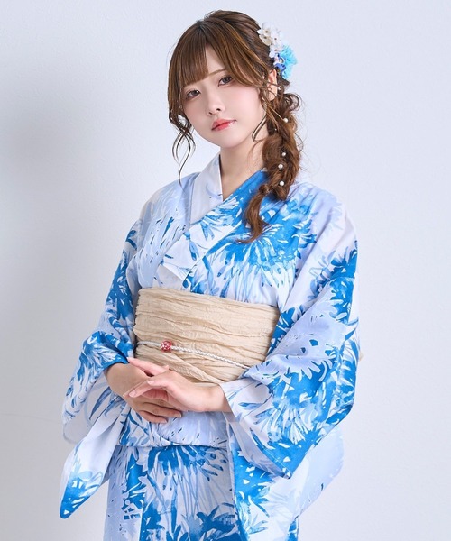 新品ユニクロ浴衣のみ色違い2着セットドットナチュラルブルー（ネイビー）ゆかた着物 新品ユニクロ浴衣のみ色違い2着セットドットナチュラルブルー