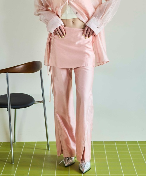 MAISON SPECIAL（メゾンスペシャル） パンツ Skirt Combination Sheer