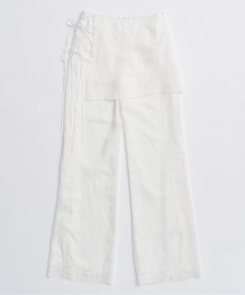 MAISON SPECIAL（メゾンスペシャル） パンツ Skirt Combination Sheer