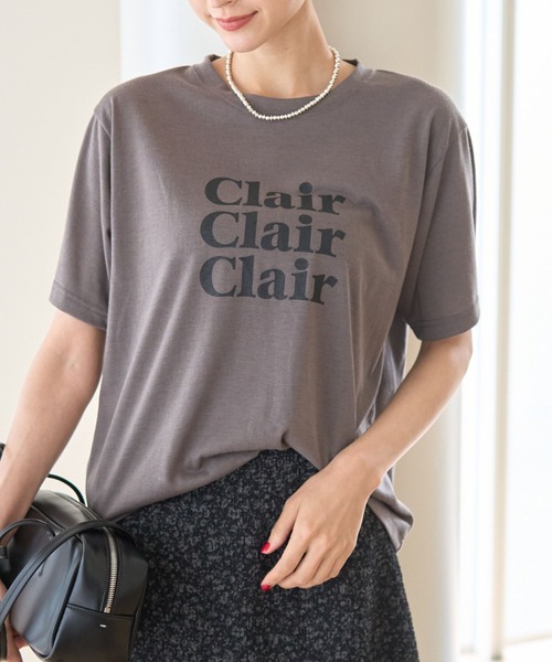 tシャツ シアーロゴTシャツ レディース