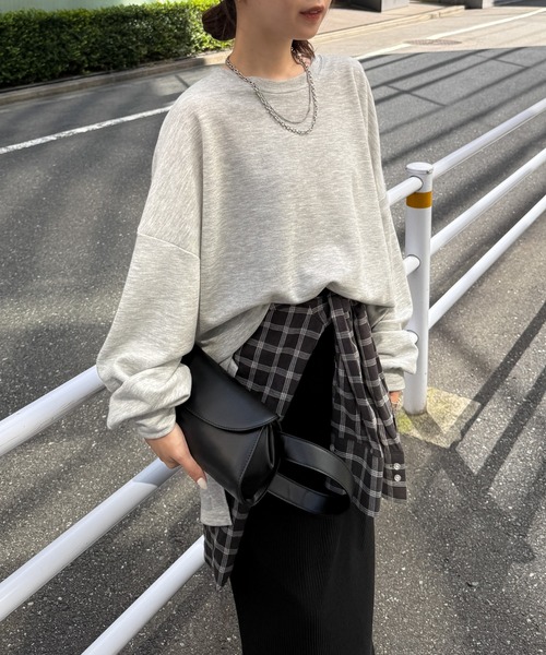 RANAN（ラナン） tシャツ オーバーサイズスウェットT レディース