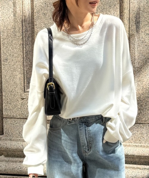 RANAN（ラナン） tシャツ オーバーサイズスウェットT レディース