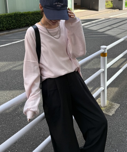 RANAN（ラナン） tシャツ オーバーサイズスウェットT レディース