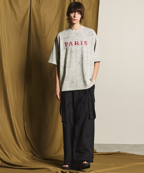 「MAISON SPECIAL」 半袖Tシャツ 2 ラベンダー メンズ