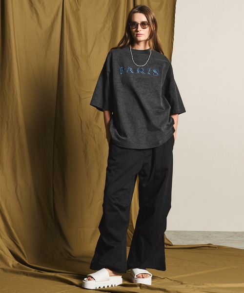 「MAISON SPECIAL」 半袖Tシャツ 2 ラベンダー メンズ