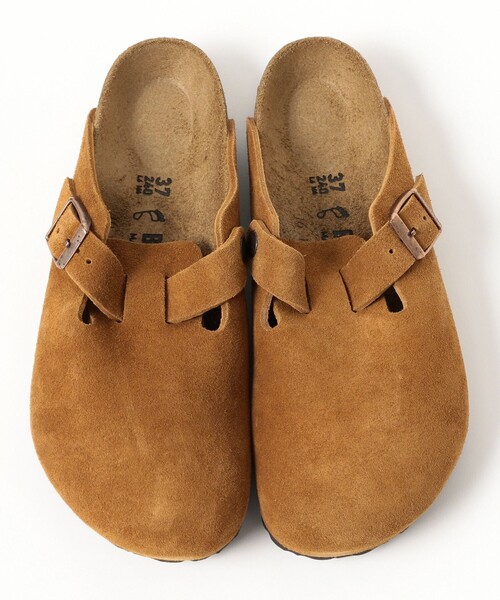 BIRKENSTOCK BOSTONブラウン スエード サボサンダル 36 BIRKENSTOCK（ビルケンシュトック） サンダル 「WEB限定」BIRKENSTOCK
