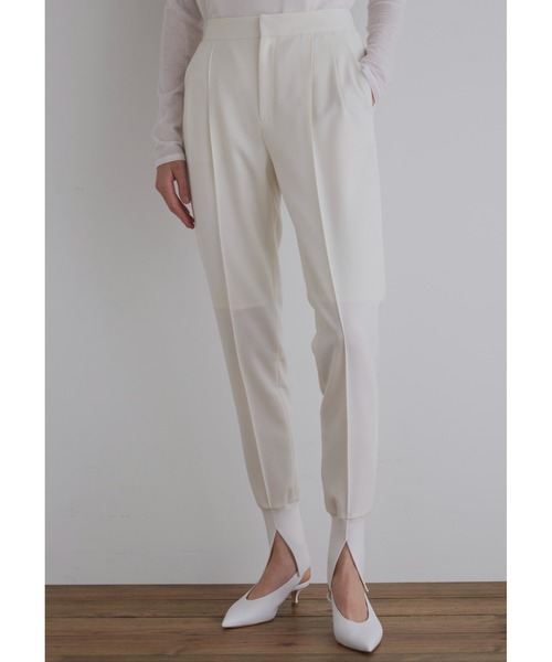 RE ARRIVAL/再入荷 PHIL LE パンツ レディース ウールサキソニージョガーパンツ パンツ