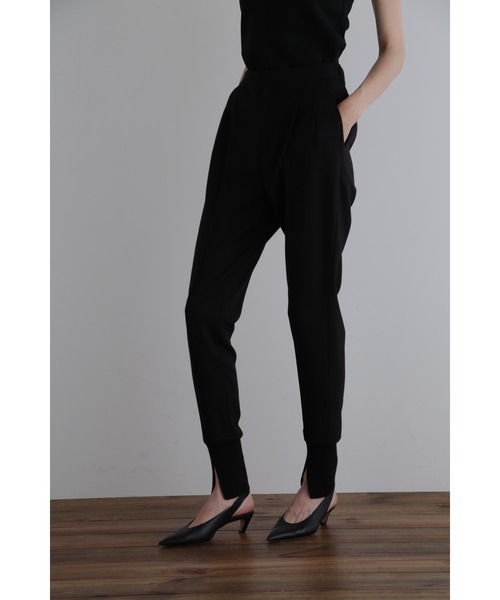 LE PHIL ウールサキソニージョガーパンツ サイズ0新品 LE PHIL パンツ ウールサキソニージョガーパンツ レディース