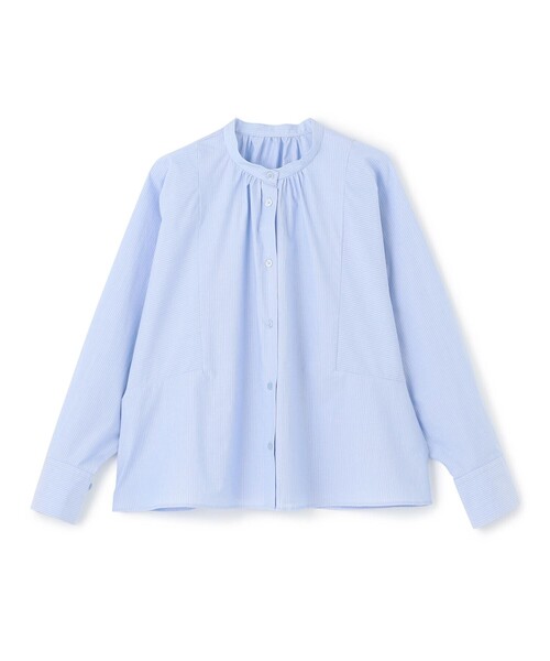 「UNFILO」 長袖ブラウス SMALL ブルー レディース