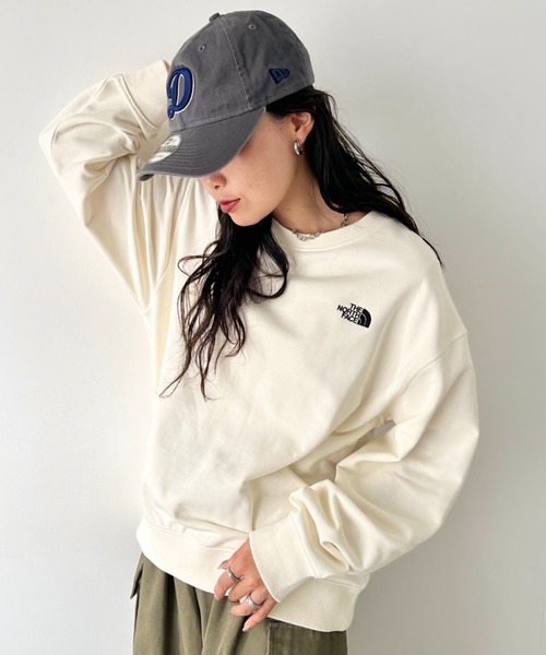 【新品】ノースフェイス ラベンダースウェット トレーナー L THE NORTH FACE トレーナー スウェット 国内未発売 FACE(ザ