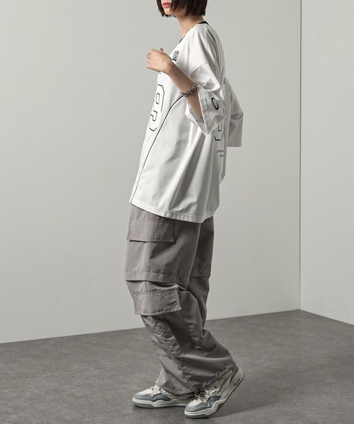 「Alfred Alex」 半袖Tシャツ L ホワイト メンズ