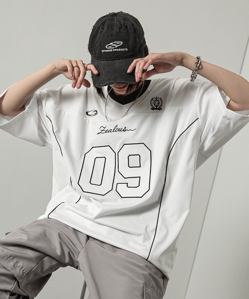「Alfred Alex」 半袖Tシャツ L ホワイト メンズ