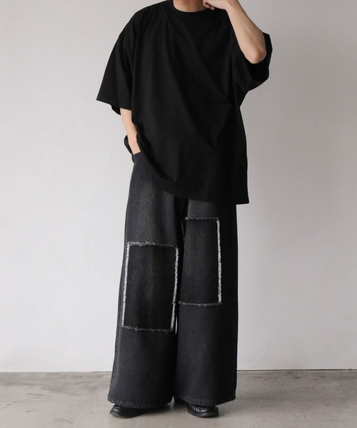 「Nilway」 デニムパンツ MEDIUM ブラック メンズ