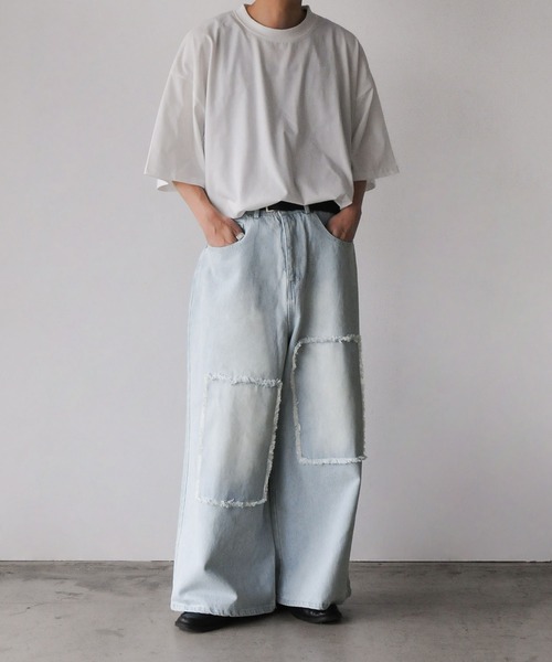 「Nilway」 デニムパンツ MEDIUM ブラック メンズ