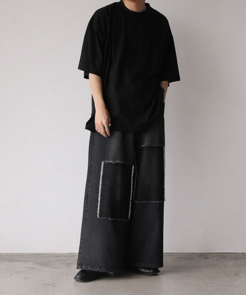 「Nilway」 デニムパンツ MEDIUM ブラック メンズ