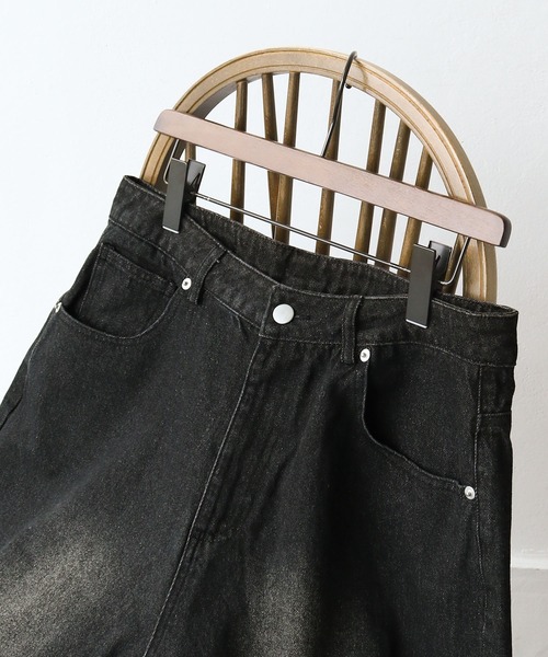 「Nilway」 デニムパンツ MEDIUM ブラック メンズ