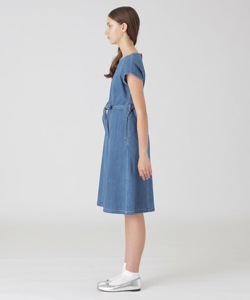 BLUE LABEL CRESTBRIDGE ワンピース ライトデニムドレス