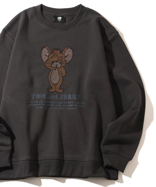 トレーナー スウェット 裏起毛 「Tom ＆ Jerry/トム ジェリー」アート