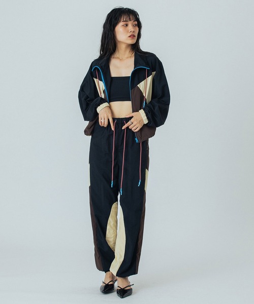 ローズバッド（ROSE BUD）/mici/MIX COLOR DRAWSTRING PANT ROSE BUD（ローズバッド） パンツ (mici)MIX COLOR DRAWSTRING PANT