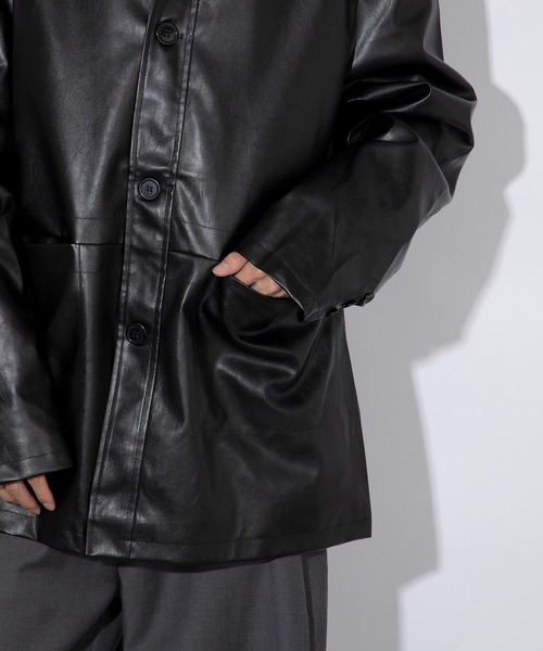 「SETUP7」 ジャケット L ブラック メンズ_画像8