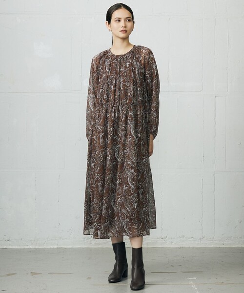 自由区（ジユウク） ワンピース ペイズリープリント ワンピース