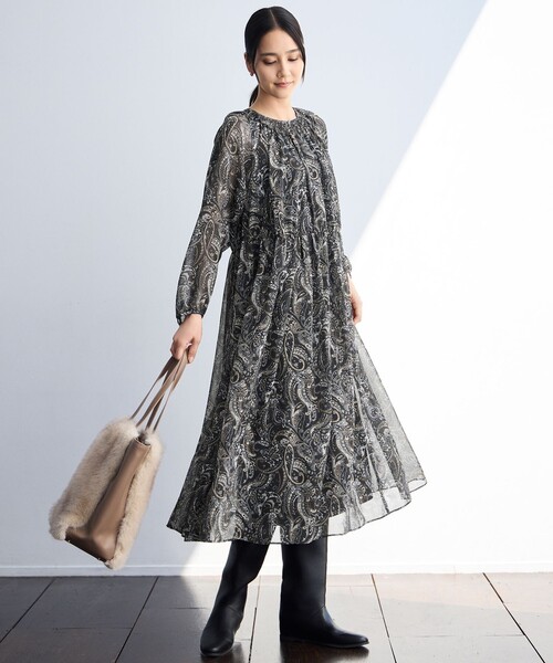 自由区（ジユウク） ワンピース ペイズリープリント ワンピース