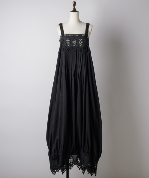 「LA BELLE ETUDE」 「belle vintage」キャミソールワンピース 0 ホワイト レディース_画像9