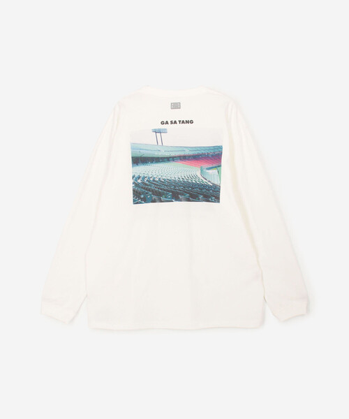 TANGTANG フォト Tシャツ 白 L GASATANG TANGTANG 'GASATANG / ELECTRICPLANT TEE'Tシャツ フォト ギター