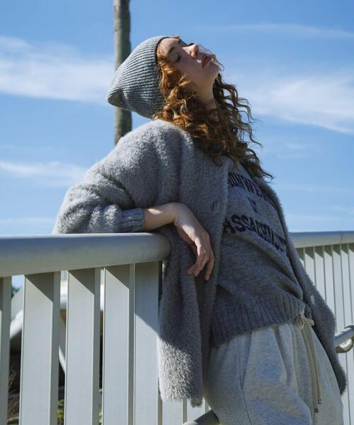 URBAN RESEARCH Sonny Label カーディガン ダブルフェイスバイカラー