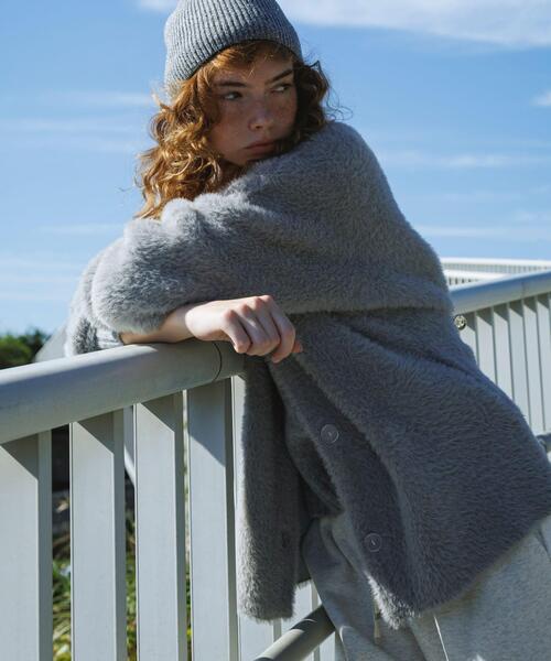 URBAN RESEARCH Sonny Label カーディガン ダブルフェイスバイカラー