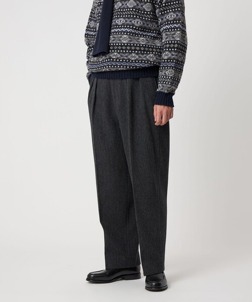 Steven Alan クッキークロス インツープリーツ ドレス トラウザーズ Steven Alan（スティーブンアラン）の「＜Steven Alan