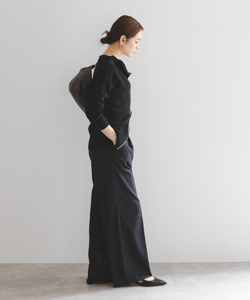 NOBLE（ノーブル） ニット セーター 「WEB限定追加」フロントジップ