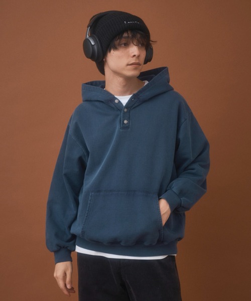 Henly パーカー Zooodle パーカー Pigment henry hoodie - ピグメントヘンリー