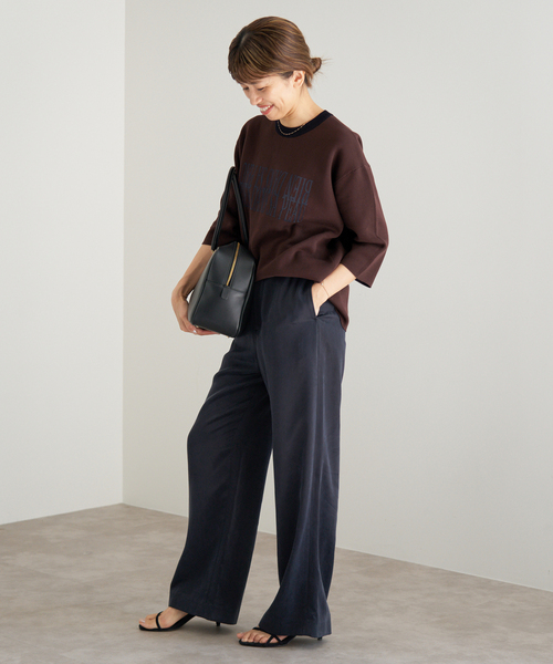 IENA（イエナ） ニット セーター Maison IENA ロゴニットプルオーバー