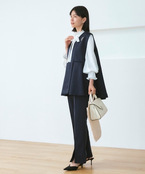 RUIRUE BOUTIQUE（ルイルエブティック） セットアップ フレア ジレ