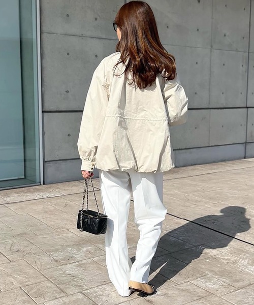 「Emma Taylor」 ジップアップブルゾン FREE ライトベージュ レディース_画像6