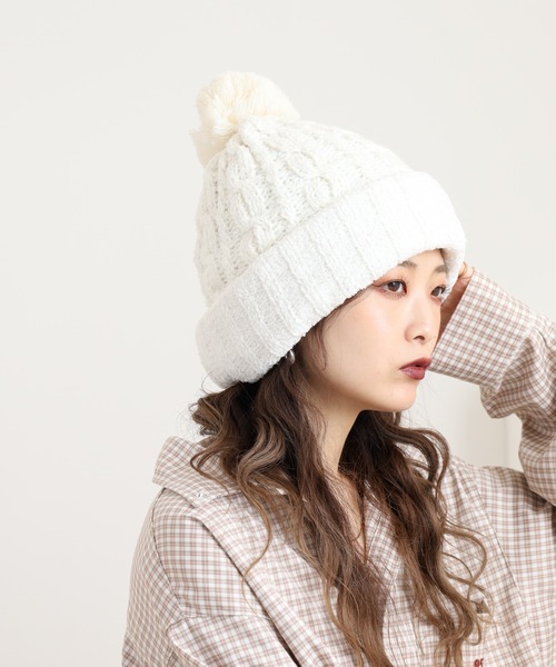 Sense of Grace（センスオブグレース） ニット帽 ニットキャップ 2WAY