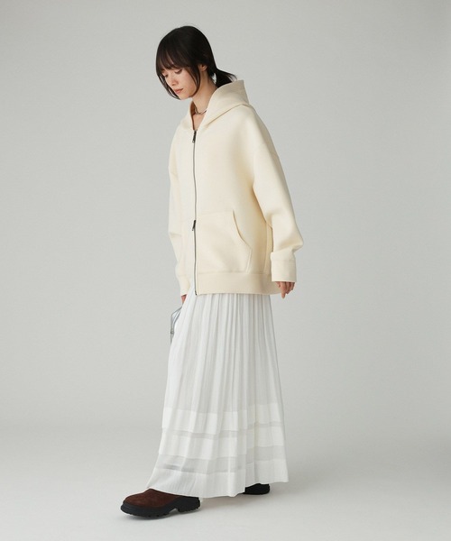 BABYLONE（バビロン） パーカー ダンボールフードパーカー レディース