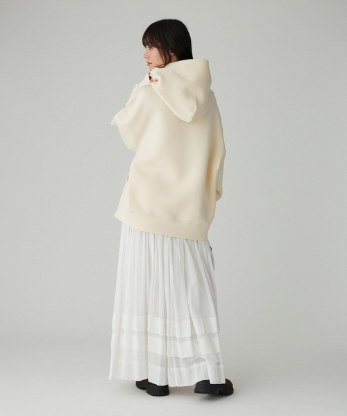 BABYLONE（バビロン） パーカー ダンボールフードパーカー レディース