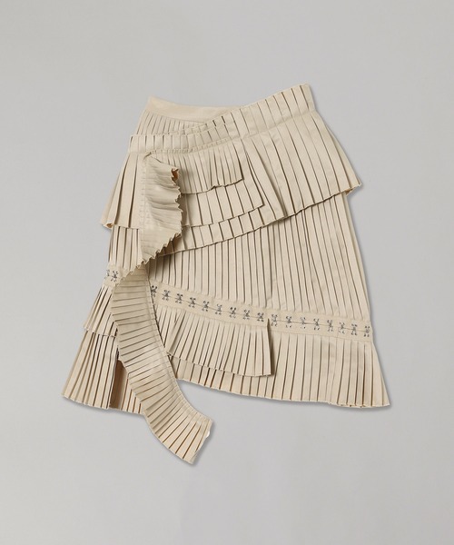 rokh（ロク） スカート rokh BROKEN PLEATS SKIRT R2CA194 : ZOZOTOWN