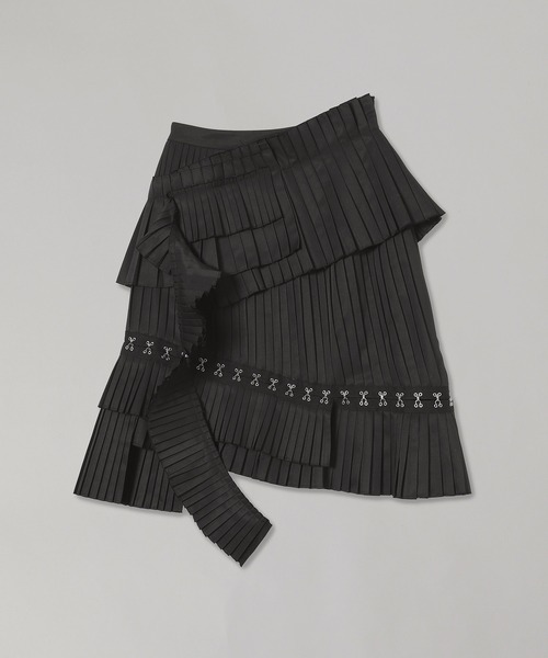 rokh（ロク） スカート rokh BROKEN PLEATS SKIRT R2CA194 : ZOZOTOWN