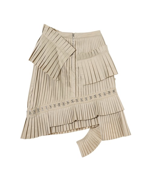 rokh（ロク） スカート rokh BROKEN PLEATS SKIRT R2CA194 : ZOZOTOWN
