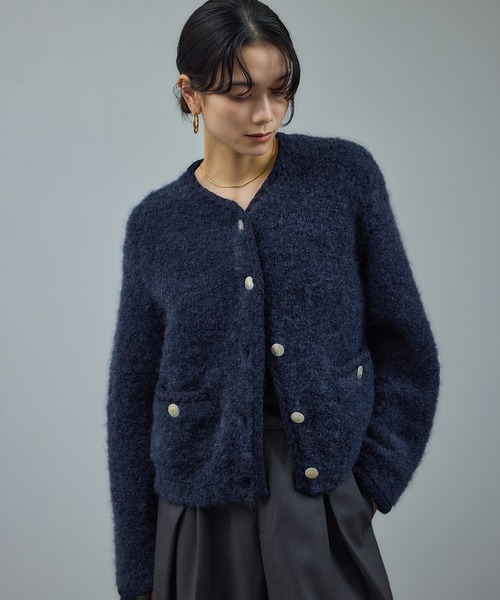 SALON adam et rope'（サロン アダム エ ロペ） カーディガン プードル