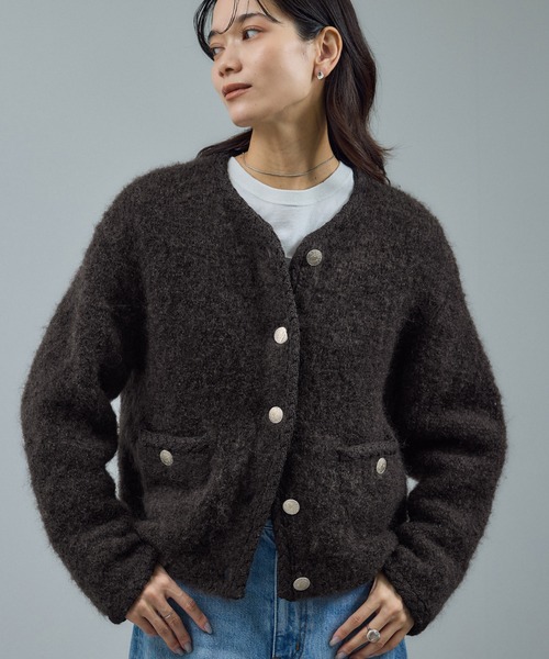 SALON adam et rope'（サロン アダム エ ロペ） カーディガン プードル