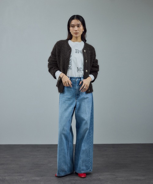 SALON adam et rope'（サロン アダム エ ロペ） カーディガン プードル