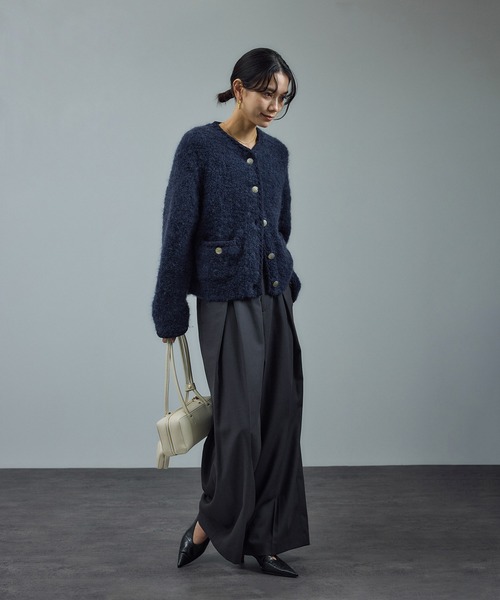 SALON adam et rope'（サロン アダム エ ロペ） カーディガン プードル