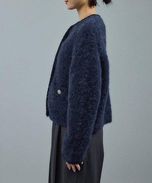 SALON adam et rope'（サロン アダム エ ロペ） カーディガン プードル