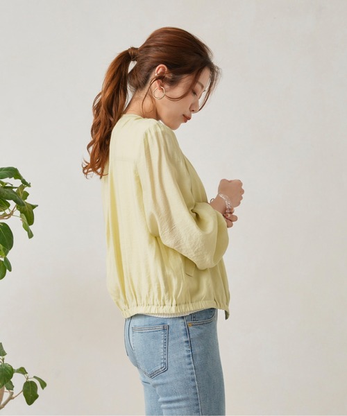 「Chez toi」 ブルゾン FREE オフホワイト レディース_画像5